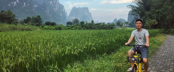 Yulong river yangshuo mountain retreat bike tours
